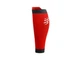 Компрессионные гетры спортивные Compressport R2 3.0, Red/Black, T1 (размер 30-34) - изображение 2