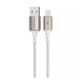 Кабель Charge\OTG Proove Dense Metal USB to Lightning 2.4A 1m White - зображення 1