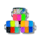 Великий 3х ярусний набір резинок для браслетів Fashion loom bands Euro 10000 - зображення 5