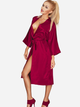 Podomka DKaren Housecoat 115 S Crimson (5901780638856) - obraz 2