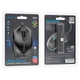 Дротова Миша BOROFONE BG10 з підсвічуванням |USB, 1.5M, 1000dpi| Мишка для ПК та Ноутбуків | Чорна - зображення 8