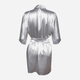 Peniuar damski DKaren Housecoat 90 S Silver (5901780652289) - obraz 5