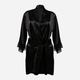 Халат жіночий DKaren Housecoat Adelaide M Чорний (5903251397033) - зображення 3