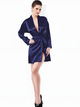 Халат жіночий DKaren Housecoat Agnes 2 M Navy Blue (5901780644543) - зображення 1