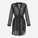 Podomka DKaren Housecoat Aisha M Black (5901780646240) - obraz 3