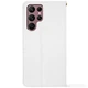 Чохол-книжка Crazy Horse Clasic Samsung Galaxy S22 Ultra (S908) White (Strong) (49575) - зображення 3