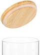 Банка для хранения Shelley Glass стеклянная с бамбуковой крышкой 450 мл (S0105-4) - изображение 2