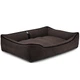 Лежак ліжко для собак всіх порід EGO Bosyak Soft XL 110x85 Коричневий (лежанка для великих собак 20-27 кг) - зображення 4