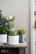 Вазон Edelman Mica Decorations Era круглий сірий 19,5 см (1035830) - изображение 6