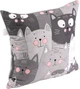 Подушка декоративная Руно Grey Cat антиаллергенное волокно 50х50 см (Р306.52_Grey Cat) - изображение 1