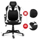 Компьютерное геймерское кресло HUZARO Force 2.5 White ткань - изображение 6