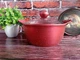 Каструля зі скляною кришкою OMS 3120-01-11-28-Red 28 см 7.05 л червона 4768782 - зображення 1