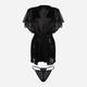 Podomka DKaren Housecoat Ariana XL Black (5903251370951) - obraz 4