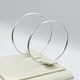Сережки-кільця срібні d=40mm 1,6 г - зображення 1