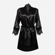 Халат жіночий DKaren Housecoat Beatrice 2XL Black (5903251394100) - зображення 3