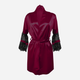 Халат жіночий DKaren Housecoat Beatrice M Crimson (5903251396258) - зображення 1