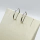 Сережки-кільця срібні d=15mm 0,57г - зображення 4