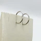 Сережки-кільця срібні d=15mm 0,57г - зображення 5