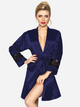 Podomka DKaren Housecoat Betty 2XL Navy Blue (5902230059153) - obraz 1