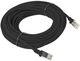 Patchcord Lanberg Cat.5e UTP RJ-45 10 m (PCU5-10CC-1000-BK) - obraz 2