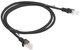 Patchcord Lanberg Cat.6 UTP RJ-45 1 m (PCU6-10CC-0100-BK) - obraz 2