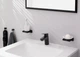 Смеситель для раковины 70 Hansgrohe Logis (цвет - чёрный матовый), со сливным клапаном Push-Open 71077670 - изображение 2