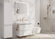 Змішувач для раковини 210 Fine CoolStart EcoSmart+ Hansgrohe Tecturis E (колір - шліфована бронза), з поворотним виливом та донним клапаном Push-Open 73060140 - изображение 2
