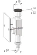 Сифон для кондиционера Ghidini DN1" (120) - изображение 2