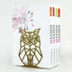 Упори для книг Owl Золотисті - зображення 6