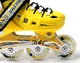 Детские раздвижные ролики 34-37 Scale Sports Yellow с подсветкой переднего колеса - изображение 3
