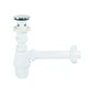 Сифон для раковины с донным клапаном Click-Clack 1¼"×Ø32мм WIRQUIN (9541822) 4549574 - изображение 1