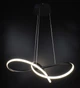 Люстра светодиодная подвесная LED светильник для квартиры на потолок лэд 26987 Черный 40-140х80х80 см. 4570340 - изображение 3