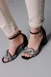 Жіночі босоніжки Fashion Mira 3985 37 розмір 24 ​​см Чорний - зображення 7
