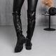 Ботфорты женские зимние Fashion Sleipnir 3886 38 размер 24,5 см Черный 4501472 - изображение 5