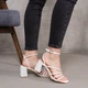 Женские босоножки Fashion Guild 3972 40 размер 25,5 см Белый 4548831 - изображение 3