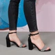Женские босоножки Fashion Felicia 3961 40 размер 25,5 см Черный 4548777 - изображение 2