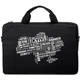 Сумка для ноутбука Vinga 15.6" NB1502 Black, white print (NB1502UWBK) - изображение 4