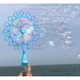 Генератор мыльных пузырей Round Bubble Wand, в виде ветряной мельницы, синий, 1шт - изображение 2