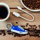 Usb запальничка брелок Кед з ліхтариком синего кольору - изображение 2