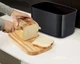 Хлебница с бамбуковой крышкой Joseph Joseph Bread Bin black 81103 - изображение 2