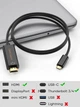 ​Кабель CableCreation CD0521 Type-C to HDMI 1м Black - изображение 2
