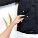 Зимняя куртка H&M 158 см черный артикул Л638 - изображение 3