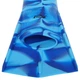 Ласты тренировочные с закрытой пяткой Cima Fit F001 размер L (39-41) Blue-Light Blue - изображение 5