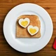 Силіконова форма для приготування оладок і яєчні у формі серця Cake Maker Блакитна - зображення 6