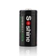 Аккумулятор 16340/CR123 литий-ионный (Li-Ion) Soshine RCR123-3.7-700, 700mAh, 1A, 4.2/3.7/2.5V, Button Top, Black - зображення 1