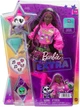 Кукла Barbie Extra Doll #19 Барби Экстра Брюнетка в худи с рисунком и юбкой в клетку (HKP93) - изображение 1