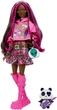 Кукла Barbie Extra Doll #19 Барби Экстра Брюнетка в худи с рисунком и юбкой в клетку (HKP93) - изображение 2