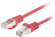 Patchcord Lanberg CAT.6a F/UTP 0.25 m Czerwony (PCF6-10CC-0025-R) - obraz 1