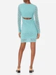 Платье короткое летнее женское Guess 442396970 XL Бирюзовое (1159791182) - изображение 6