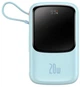 Портативна батарея Baseus Qpow Pro Digital Display Fast Charge Power Bank 10000 mAh 20W PPQD020003 Blue - зображення 1